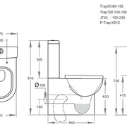 Poseidon Rio Box Rim Toilet Suite Poseidon