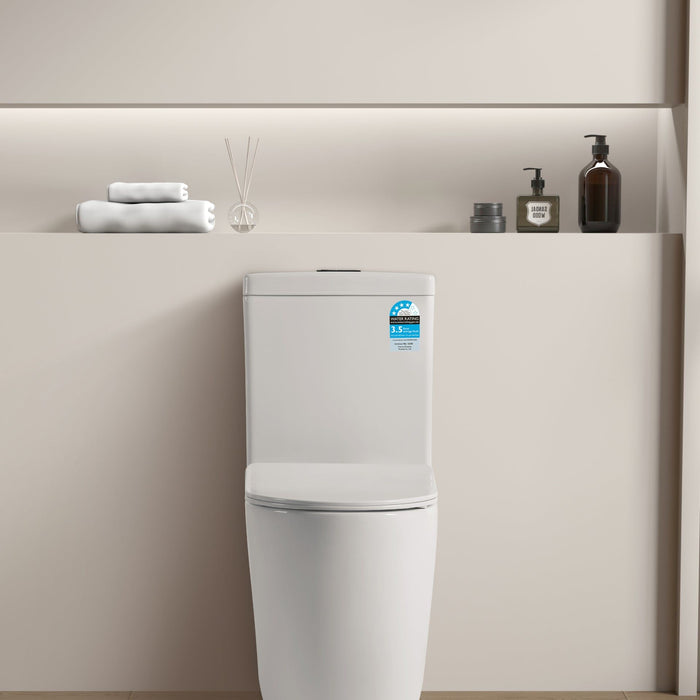 Veda Tornado White Toilet Suite