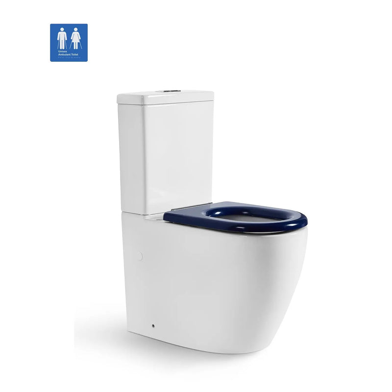 Elvera Rimless Ambulant Toilet Suite - Aqualux Bathrooms- Poseidon