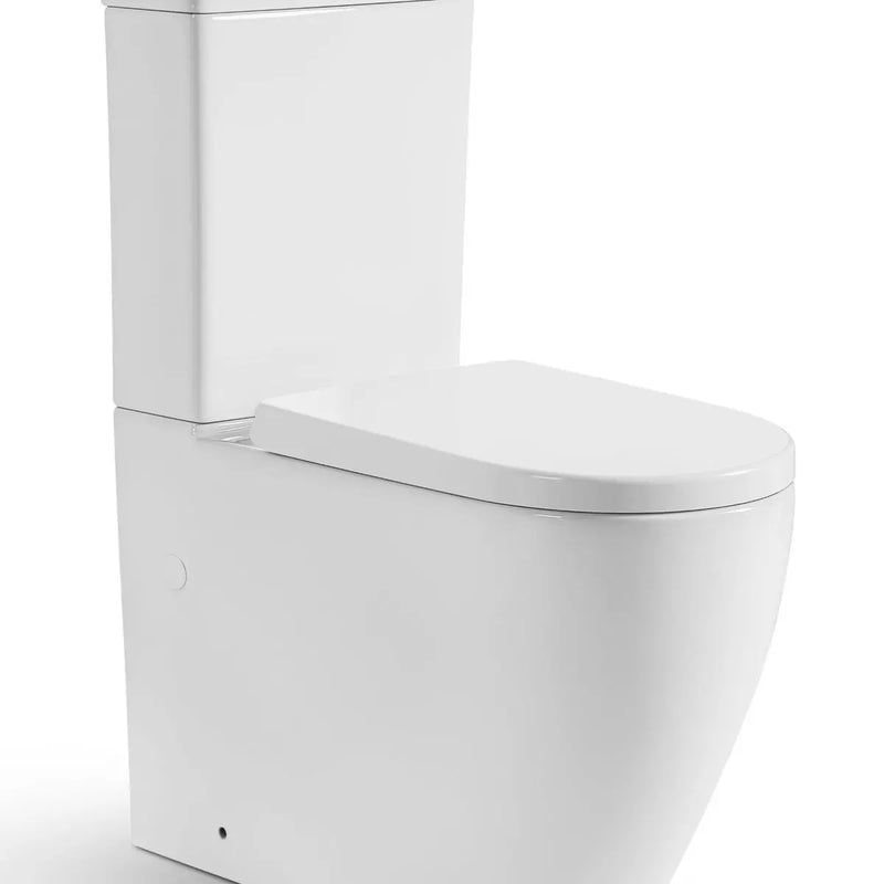 Elvera Rimless Ambulant Toilet Suite - Aqualux Bathrooms- Poseidon