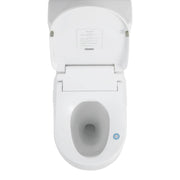 Zeus Rimless Tornado Back to Wall Toilet Suite With Stella Smart Seat Bidet - Aqualux Bathrooms- Poseidon