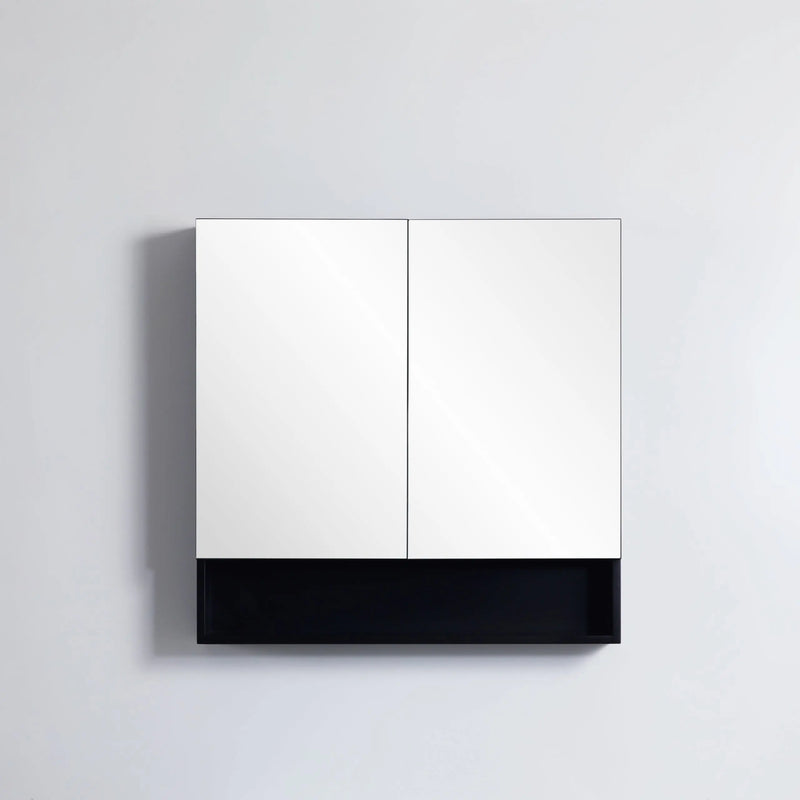 Fremantle Double Doors Shaving Cabinet 750mm - Aqualux Bathrooms- Poseidon