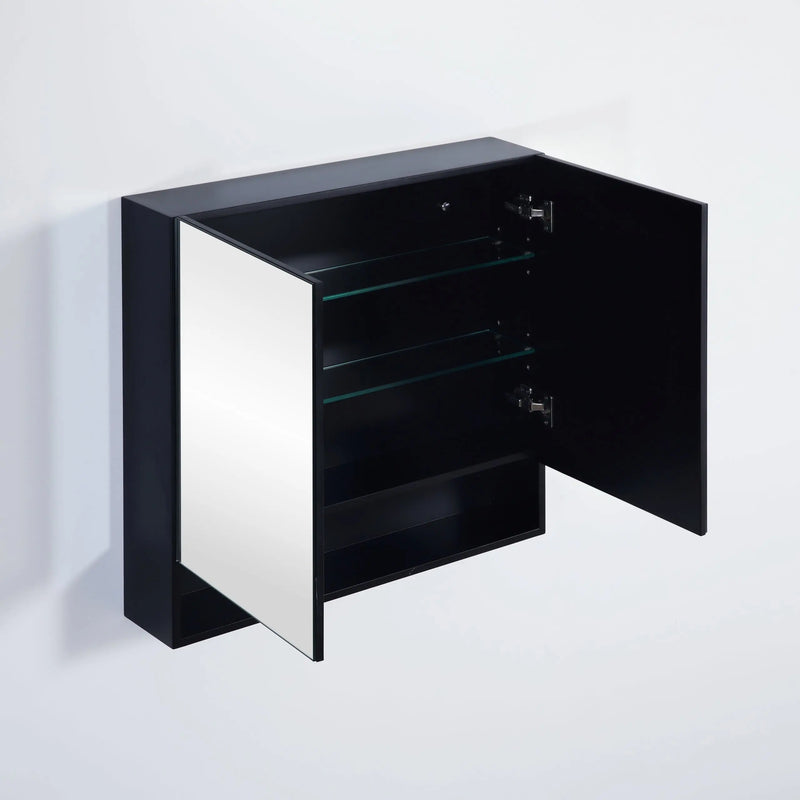 Fremantle Double Doors Shaving Cabinet 750mm - Aqualux Bathrooms- Poseidon