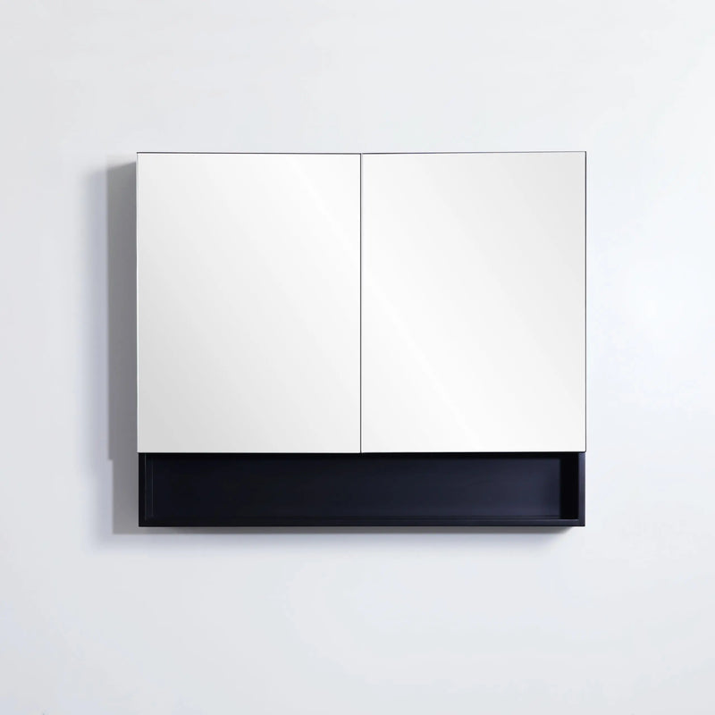 Fremantle Double Doors Shaving Cabinet 900mm - Aqualux Bathrooms- Poseidon