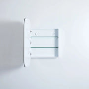 Olivia Mirror Door Shaving Cabinet 600mm - Aqualux Bathrooms- Poseidon