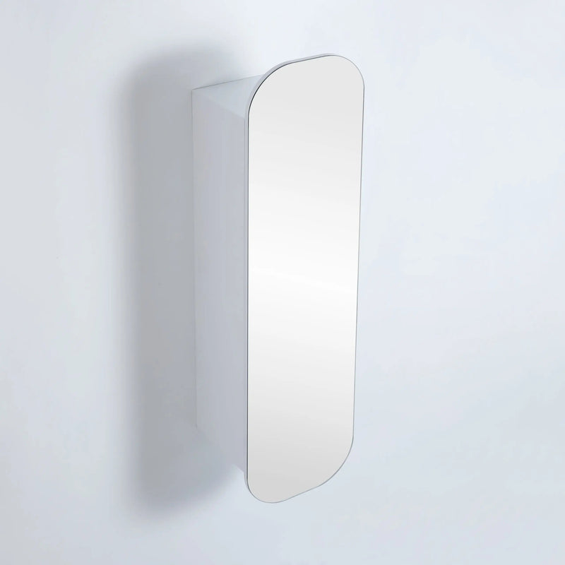 Olivia Mirror Door Shaving Cabinet Tall Boy 1500mm - Aqualux Bathrooms- Poseidon