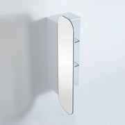 Olivia Mirror Door Shaving Cabinet Tall Boy 1500mm - Aqualux Bathrooms- Poseidon