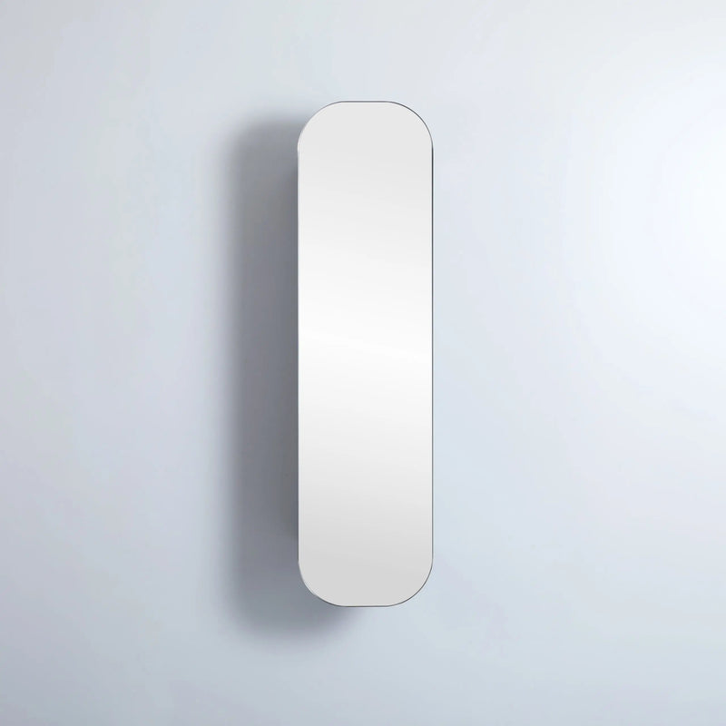 Olivia Mirror Door Shaving Cabinet Tall Boy 1500mm - Aqualux Bathrooms- Poseidon