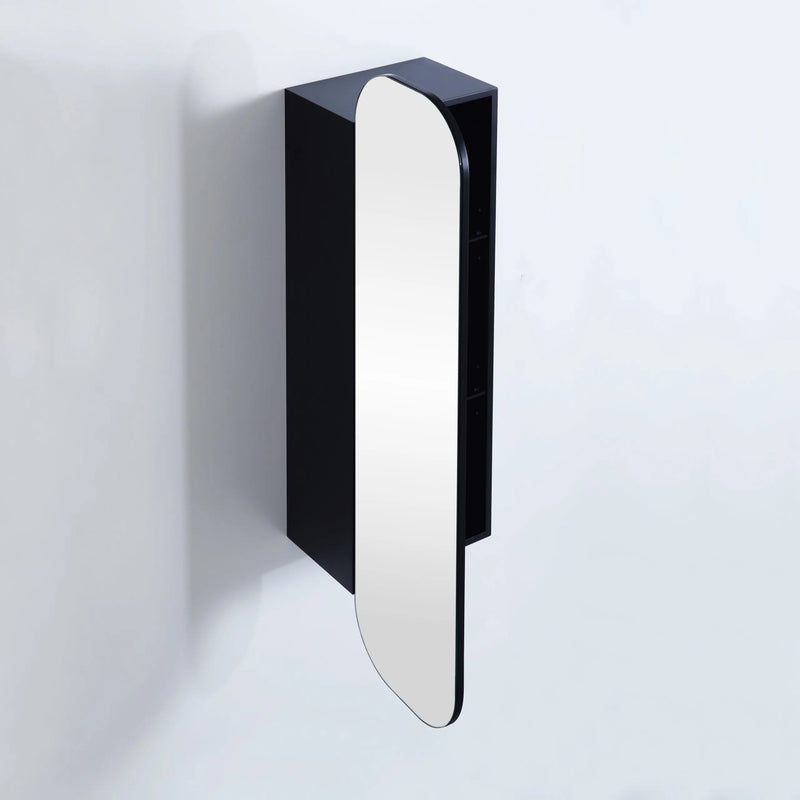 Olivia Mirror Door Shaving Cabinet Tall Boy 1500mm - Aqualux Bathrooms- Poseidon