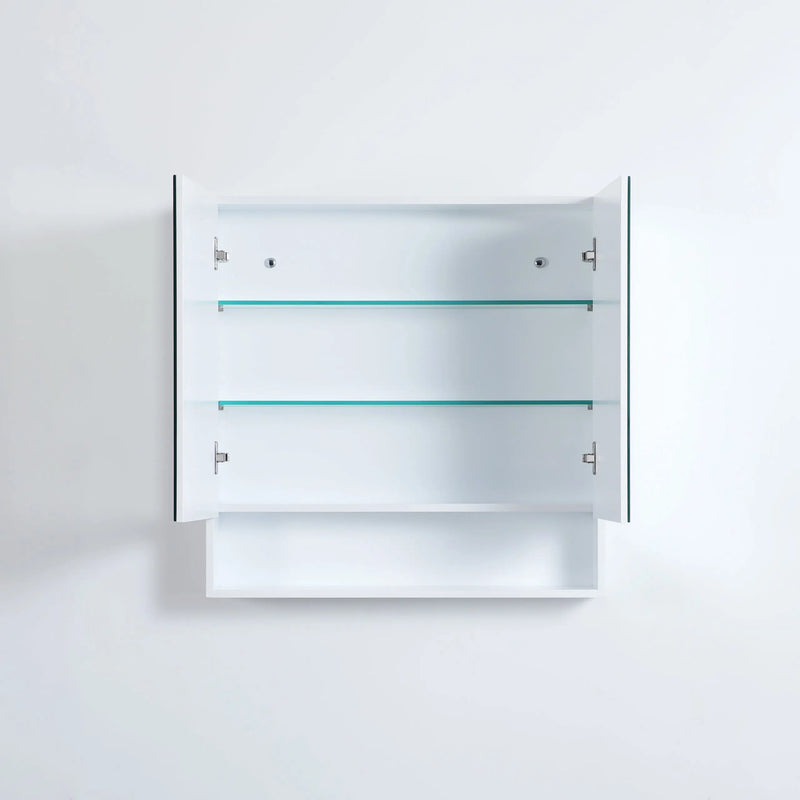 Fremantle Double Doors Shaving Cabinet 750mm - Aqualux Bathrooms- Poseidon