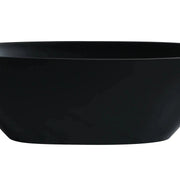 Stella Freestanding - Non Overflow Bathtub - Matte black inside and otuside - Aqualux Bathrooms- Poseidon