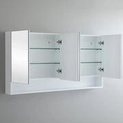 Fremantle Four Doors Shaving Cabinet 1500mm - Aqualux Bathrooms- Poseidon
