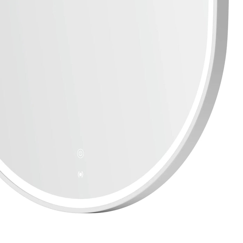 Otti Noosa Framed Led Mirror Matte White 750X1500mm