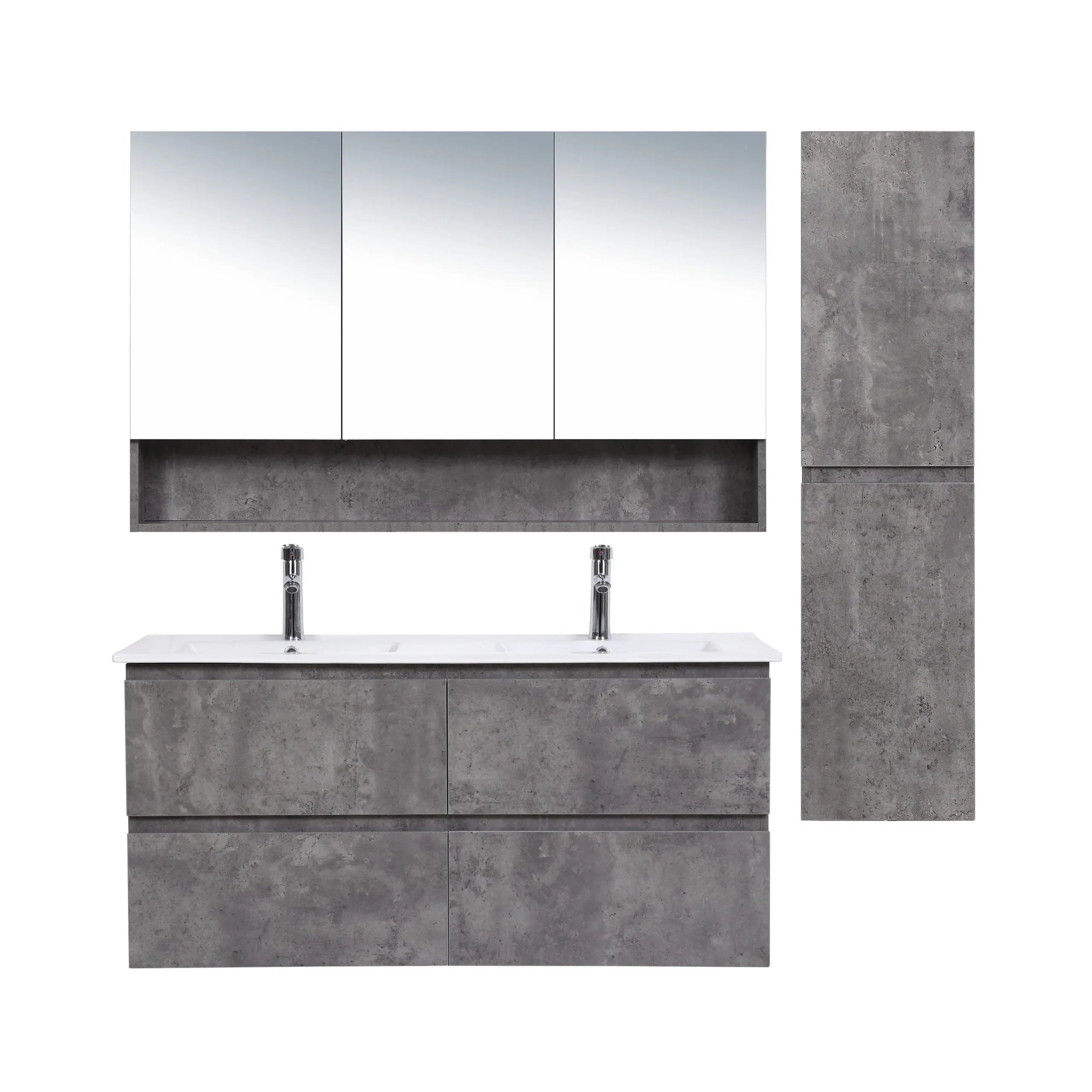 Luna Plywood Wall Hung Vanity 1200mm — Aqualux Bathrooms