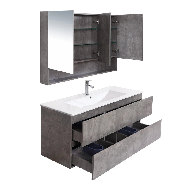 Mercio - Luna Plywood Wall Hung Vanity 1200mm - Aqualux Bathrooms
