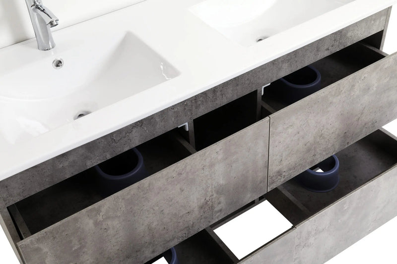 Mercio - Luna Plywood Wall Hung Vanity 1200mm - Aqualux Bathrooms