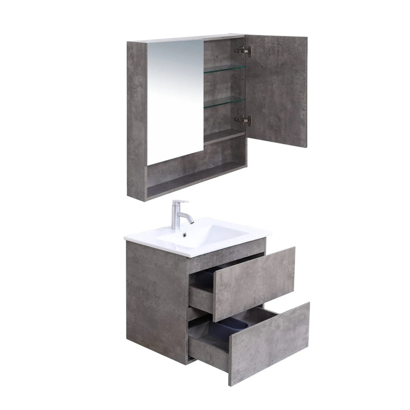 Mercio - Luna Plywood Wall Hung Vanity 600mm - Aqualux Bathrooms