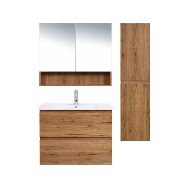 Mercio - Luna Plywood Wall Hung Vanity 750mm - Aqualux Bathrooms