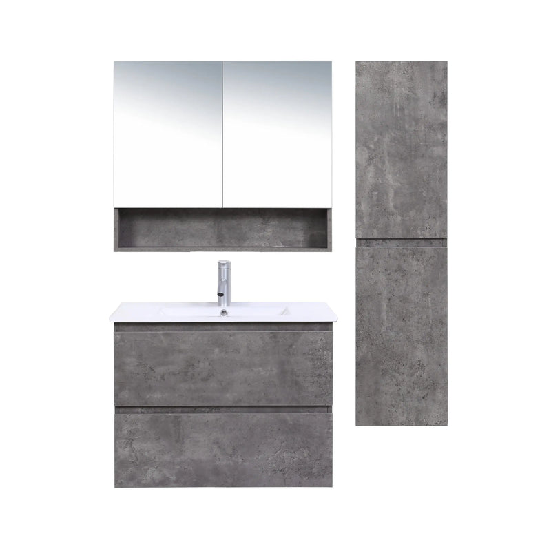Mercio - Luna Plywood Wall Hung Vanity 900mm - Aqualux Bathrooms