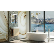 Belbagno - Belbagno Maria Wall Hung Vanity 600mm -  White Oak - Aqualux Bathrooms