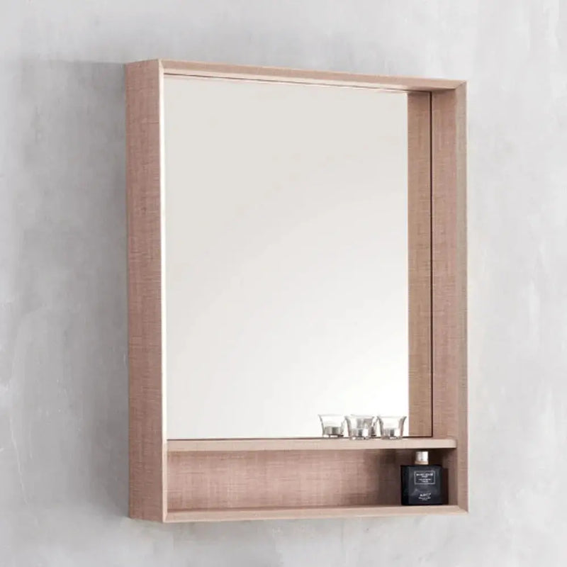 Mercio - MIDI Series 60cm Mirror With Shelf - Aqualux Bathrooms