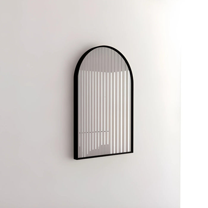 Riva AR2 Framed Arch Mirror 900mm - Black Framed