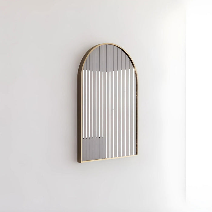 Riva AR2 Framed Arch Mirror 900mm - Gold Framed