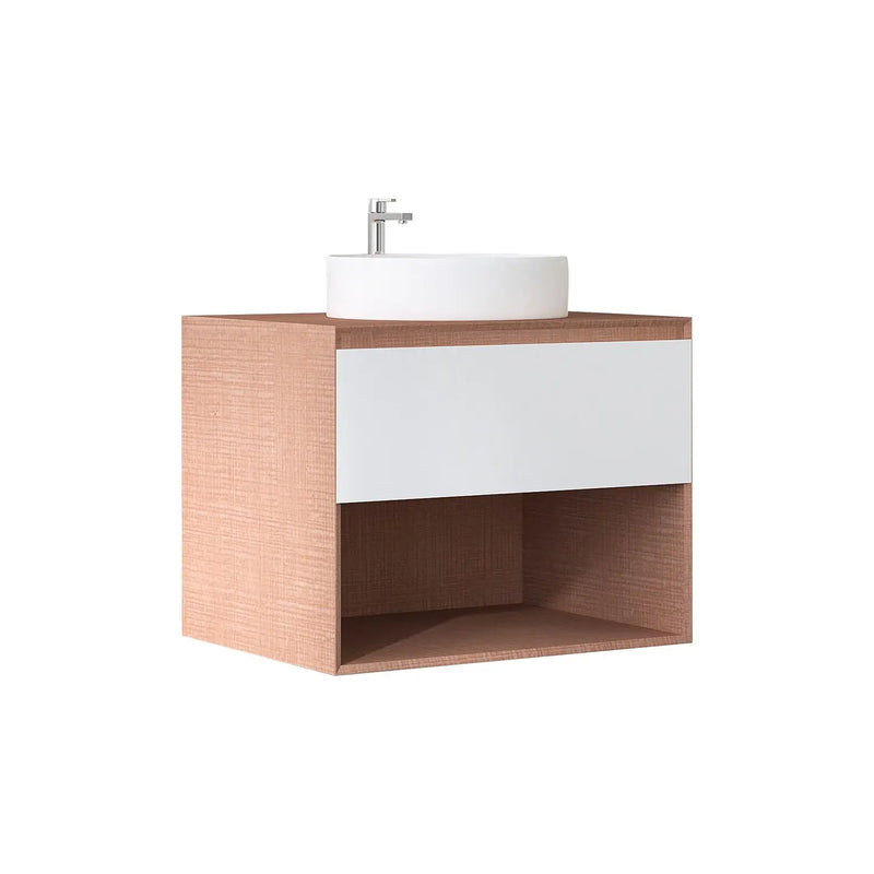 Mercio - Mercio MI Series 60cm Designer Bathroom Wall Hung Vanity - Aqualux Bathrooms