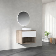 Mercio - Mercio MI Series 60cm Designer Bathroom Wall Hung Vanity - Aqualux Bathrooms