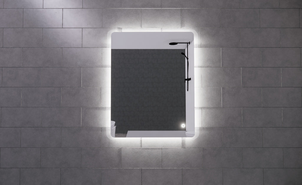 Riva S3 Frameless Rectangle Led Mirror With 3 Colour Lights Frontlit 1200mm