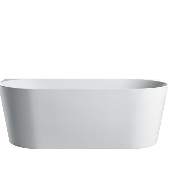 MUSEN Back to Wall Bathtub (Gloss White)