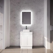 ABS Riva - Riva Miami Freestanding Vanity 600mm - Matt white - Aqualux Bathrooms