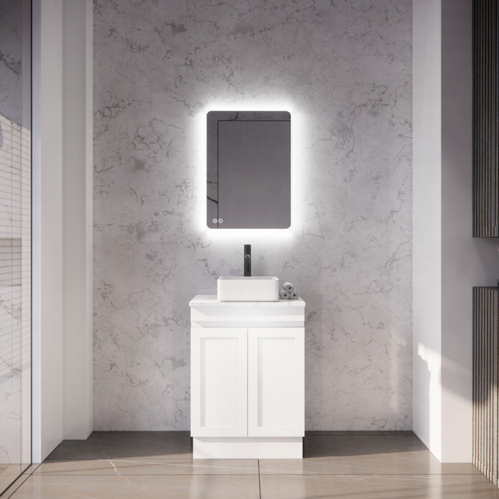 Riva Miami Freestanding Vanity 600mm - Matt white