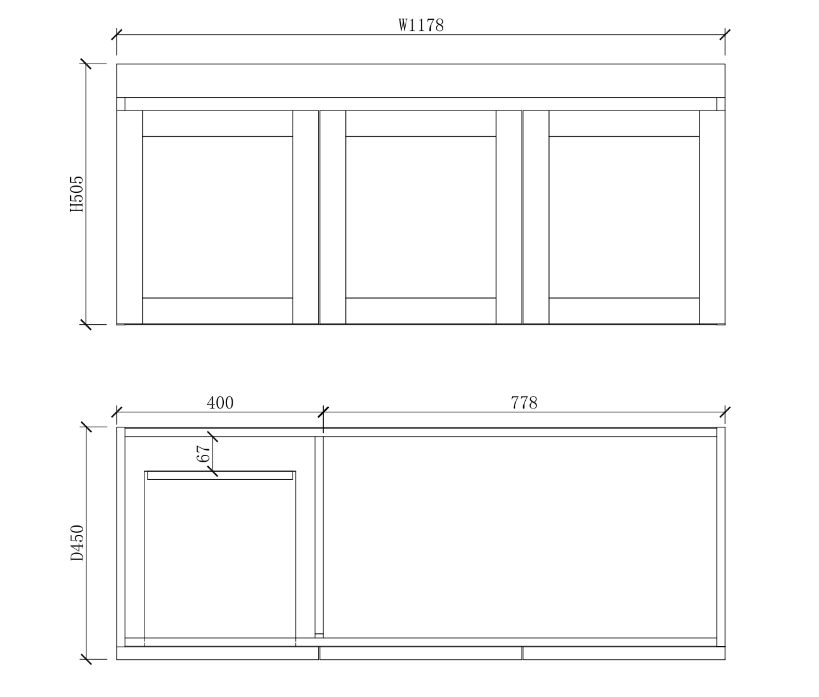 Riva Miami Wall Hung Single Bowl Vanity 1200mm - Matt white