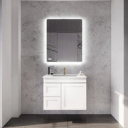ABS Riva - Riva Miami Wall Hung Vanity 750mm - Matt white - Aqualux Bathrooms