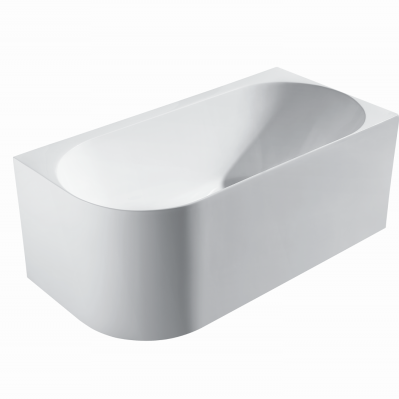 NOVA White Right Corner Bathtub