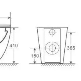 Mercio Norton99 Wall Faced Pan - Aqualux Bathrooms- Mercio