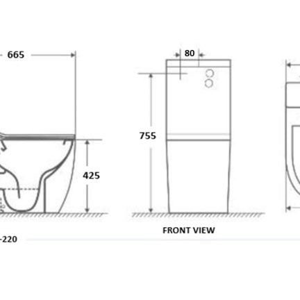 Norton Back To Wall Toilet Suite