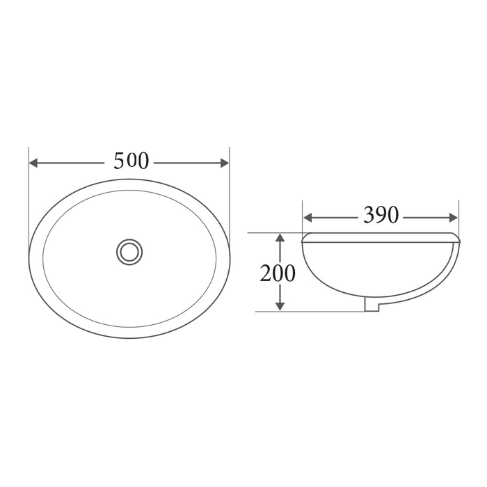 Nue R59 Under Counter Basin