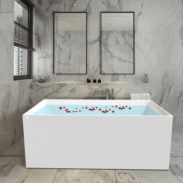 ORTA Multi-Fix Freestanding Gloss White Bathtub