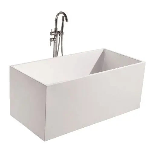 ORTA Multi-Fix Freestanding Gloss White Bathtub - Aqualux Bathrooms- Mercio