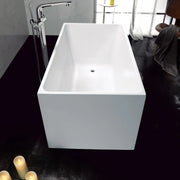ORTA Multi-Fix Freestanding Gloss White Bathtub - Aqualux Bathrooms- Mercio