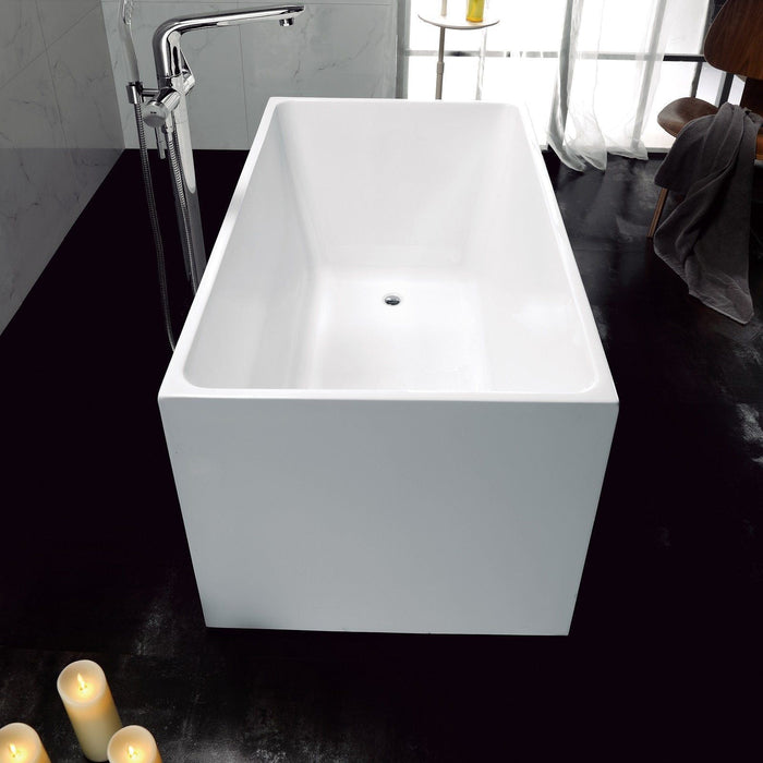 ORTA Multi-Fix Freestanding Gloss White Bathtub