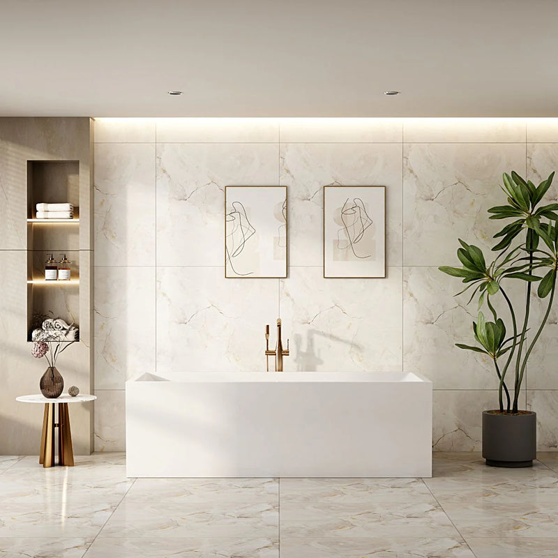 ORTA Multi-Fix Freestanding Gloss White Bathtub