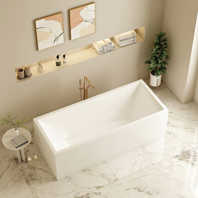 ORTA Multi-Fix Freestanding Gloss White Bathtub