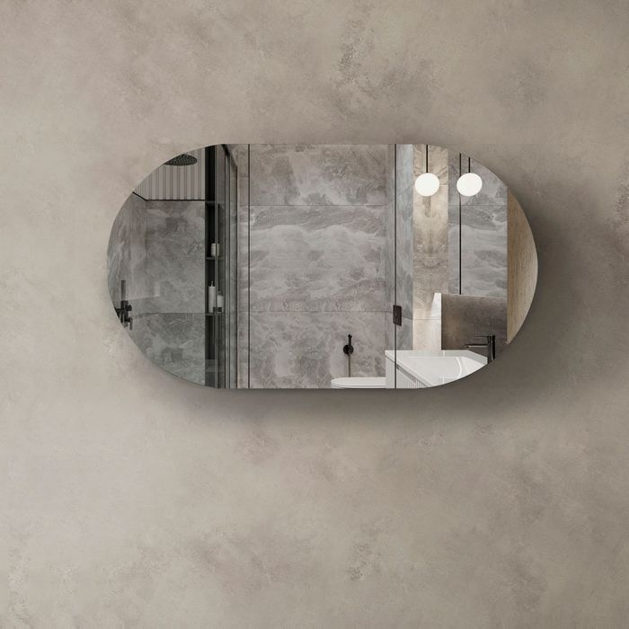 Otti Bondi Shaving Cabinet Black Oak 1500X900mm