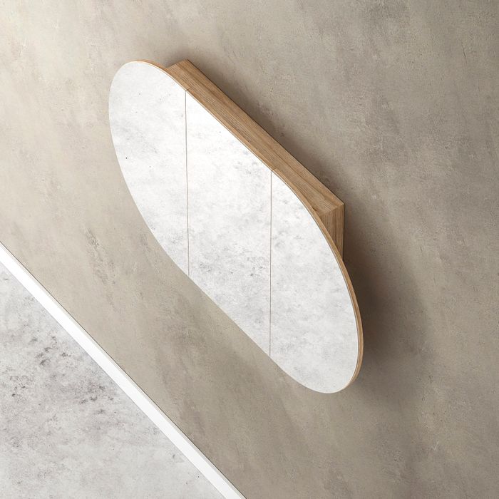 Otti Bondi Shaving Cabinet Natural Oak 1500X900mm