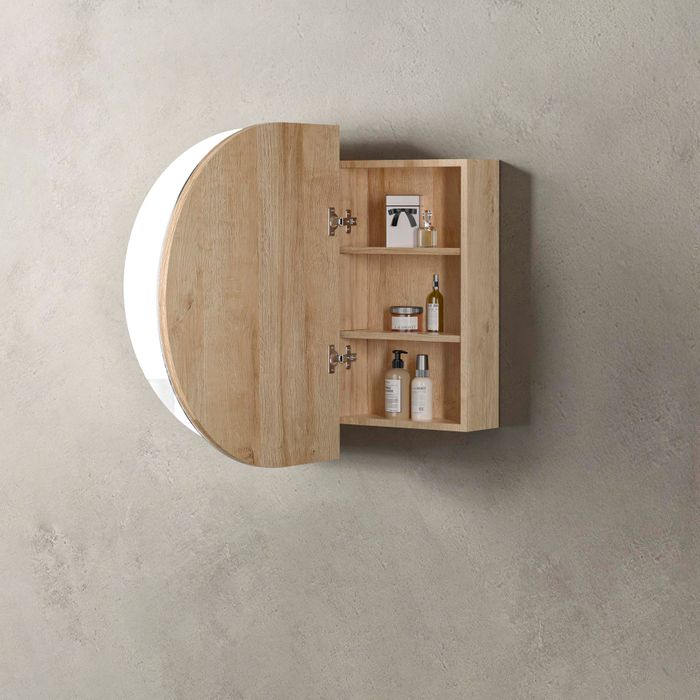 Otti Bondi Shaving Cabinet Natural Oak 900X600mm