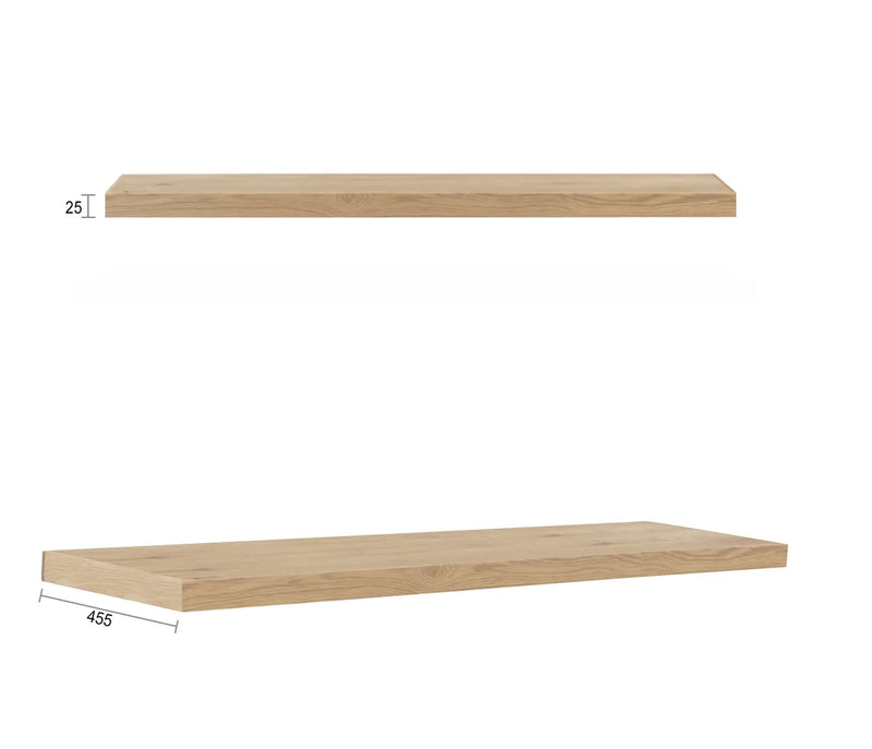 Otti Byron Natural Oak 600mm Single Bowl Floor Standing Vanity