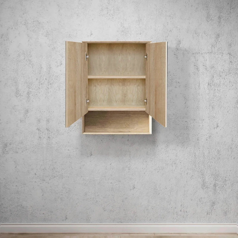 Otti Byron Natural Oak Mirror Shaving Cabinet 600X800mm